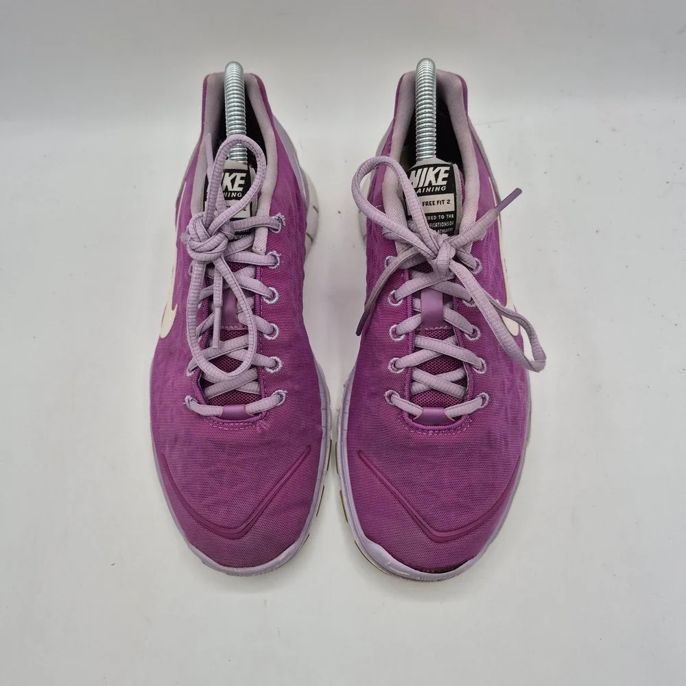 Nike Free Fit 2 Shoes Womens Size 8 Purple Mesh Training‎ Sneakers 487789-502